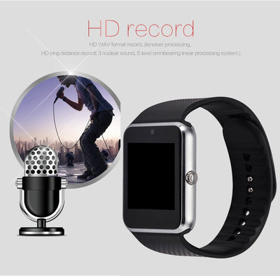 GT08 Bluetooth Smart Watch Wristband SIM TF Card Phone MP3 Smartwatch For Apple iOS Android SMS/call Reminder Fitness Camera - cyberwatchs.com