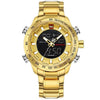 Luxury Brand Mens Sport Watch Gold Quartz - cyberwatchs.com