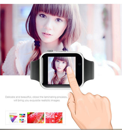 Wrist Watch Bluetooth Smart Watches Pedometer With SIM TF card Camera Intelligent Call Clock For IOS Android Phones A1 - cyberwatchs.com