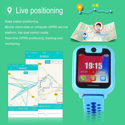 Children Smart Watch Wrist Watch 1.54 Inch Touch Color Screen LED Display Smartwatch GPRS APGS Camera smart-watch Smart Watches - cyberwatchs.com