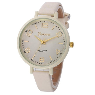 Casual Checkers Faux Leather Quartz Analog Wrist - cyberwatchs.com