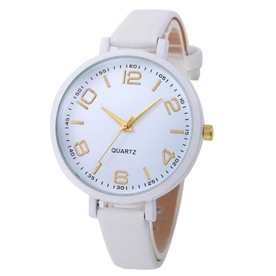 Casual Checkers Faux Leather Quartz Analog Wrist - cyberwatchs.com