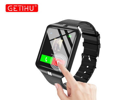 Smartwatch Smart Watch Digital Men Watch For Apple iPhone Samsung Android Mobile Phone Bluetooth SIM TF Card Camera - cyberwatchs.com