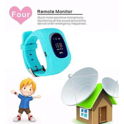 GPS Tracker Smart Watches Q50 Satellite for IPhone 4/4S/5 android Phones Pedometer Smart Wristband Smart Watches GPS Watch - cyberwatchs.com