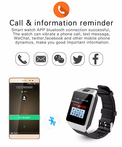 Smart Watch Smartwatch Men Watch For Apple IP67 Waterproof Bluetooth Android with SIM slot Camera Clock Bracelet Wristwatch - cyberwatchs.com