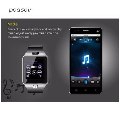 Bluetooth Smart Watch DZ09 for Apple Watch with Camera 2G SIM TF Card Slot Smartwatch Phone for Android IPhone Xiaomi Russia T15 - cyberwatchs.com