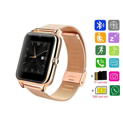 Smart Watch for Men Fitness Bracelet IP67 Waterproof with SIM Card Slot Women Smartwatch Clock for Apple iOS Android Phone - cyberwatchs.com