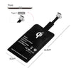 Ultra Thin Led  Wireless Charging Pad For iphone XS X 8 Plus Samsung Huawei Mate 20 Pro Charger - cyberwatchs.com