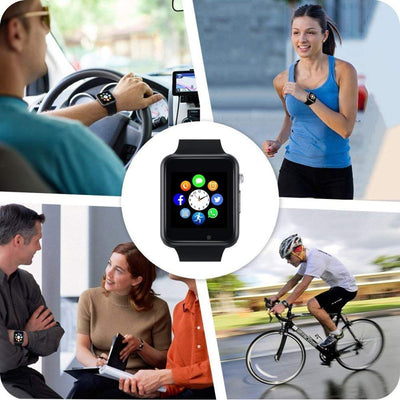 Smart Watch Bluetooth SIM CARD GSM Phone Fitness Tracker For Android Samsung iPhone Universal Phone Man Women - cyberwatchs.com