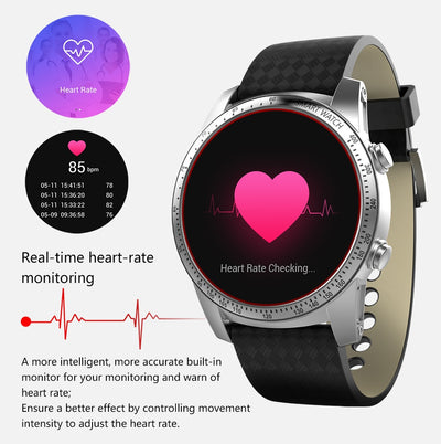 3G Smartwatch Phone Android 5.1 MTK6580 Quad Core 8GB ROM Heart Rate Monitor Pedometer GPS Anti-lost Smart Watch - cyberwatchs.com