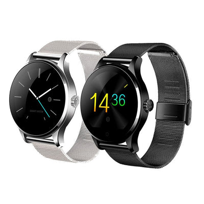 Bluetooth Smart Watch Classic Health Metal Smartwatch Heart Rate Monitor For Android IOS Phone Remote Camera Clock - cyberwatchs.com