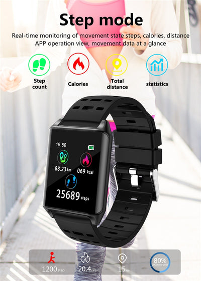 Smart Bracelet Men Women Fitness Tracker Smart Band Blood Pressure Heart Rate Monitor SmartBand For Android IOS - cyberwatchs.com